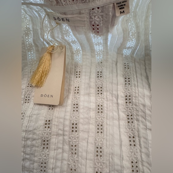 NWT DÔEN Amadine Blouse in Powder M - Picture 11 of 11